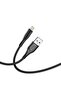 كابل شحن آيفون TK-H092 من USB إلى Lightning، شحن سريع 2.4 أمبير ومزامنة البيانات، طول 1 متر، متانة تصل إلى 25,000+ انحناء - أسود - 2