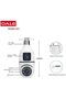 Security Camera, 2K Ultra HD, Easy To View On Mobile, Indoor Outdoor Dual Camera System with Night Vision, 360° Full View, WiFi Bluetooth Connection, Two-Way Voice, Motion Detection - 2