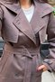 Women's Lined Windbreaker Detailed Belted Trench Coat Sun440 - 3