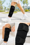 Calf Supporter Adjustable Double Band Black Lower Calf Support - 4