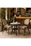 Circular cafe table 60 x 60 cm - white - 2