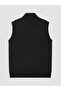 Ozmarka New Season Black Stand Collar Sleeveless Boy's Pajama Top - 3