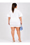 Plus Size Women's Blouse with Appliqué and Stone Detail - 5