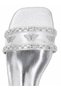 Zeva Kids Butterfly Detailed Stoned Evening Dress Sandals Transparent Heeled Ankle Strap Shoes - 5