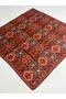 Organic Cotton Patterned Scarf Women's Square Ethnic Patterned Colorful Scarf - 2