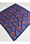 Organic Cotton Patterned Scarf Women's Square Ethnic Patterned Colorful Scarf - 2