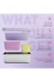 Biola Stainless Steel Snack Box, 3 Silicone Storage Spaces, Bpa Free, Snack Container, Bin - 3