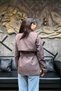 Women's Lined Windbreaker Detailed Belted Trench Coat Sun440 - 2