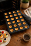 24-Cavity Teflon Tartlet Mold Mini Muffin Cake Tart Mold Non-Stick Coating Baking Tray - 2