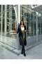 Women's New Season Belted Long Leather Coat - 3
