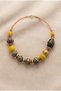 Handmade Colorful Ball Glass Bead Detailed Special Design Necklace - 3