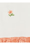 Özmarka New Season White Crew Neck Lace Girls' Dress - 2