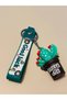 Cute Cactus Silicone Keychain Bag Ornament Toy - 5