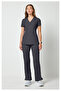 Ww650 Women's Scrubs Single Top Surgical Uniform – Imported, Patched Pockets, Stretchable, Side Slits Doctor Nurse Single Top - 5