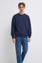 Men's 3 Thread Organic Trend Navy Blue Sweatshirt - 3