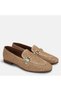 Large Size Women's Loafer Genuine Leather 41-42-43-44- Wooden Leather - 2