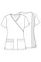 Ww650 Women's Scrubs Single Top Surgical Uniform – Imported, Patched Pockets, Stretchable, Side Slits Doctor Nurse Single Top - 5