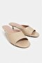 Castiel Ten Rustic Patterned Round Toe Women's Thin Heeled Slippers - 4