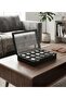 15-Piece Faux Leather Velvet Interior Structured Watch Organizer - 3