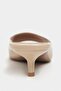 Castiel Ten Rustic Patterned Round Toe Women's Thin Heeled Slippers - 7