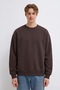 Men's 3 Thread Organic Trend Coffee Sweatshirt - 6