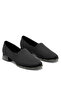 Women's Satin Special Stone Embroidered Thick Heeled Classic Loafer