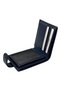 Horizontal Model Genuine Leather Classic Men's Wallet with Coin Compartment Navy Blue - 4