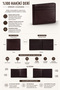 Genuine Leather Horizontal Model Sports Men's Wallet Black - 5