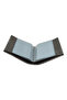 Elastic Double Fold Vertical Model Genuine Leather Sports Men's Wallet Gray - 4