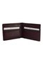 Genuine Leather Horizontal Model Sports Men's Wallet Brown - 2