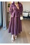 Tasseled Woven Fabric Double Set Burgundy - 3