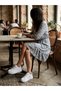 Windy White Women's Casual Sneaker Shoes High-Sole Sports Shoes with Laces