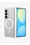 Samsung Galaxy Z Fold8 5G 2026 Clear Case Compatible with MagSafe Skin Touch Soft TPU Case Cover - 2