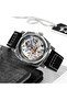 Men’s Engraved Skeleton Automatic Mechanical Watch – Premium Leather Strap - 2