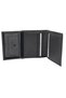 Genuine Leather Vertical Model Multi-Compartment Sports Men's Wallet Gray - 2