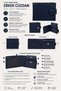 Horizontal Model Genuine Leather Classic Men's Wallet with Coin Compartment Black - 6