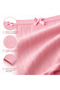 Girl's Jacquard Heart Patterned Boxer Briefs 6-Pack 100% Cotton Soft and Stretchy Ages 3-4 / 9-10 - 2