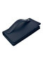 Genuine Leather Handheld Portfolio Wallet with Phone Slot and Magnetic Closure, Navy Blue - 5