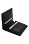Genuine Leather Vertical Model Multi-Compartment Sports Men's Wallet Black - 3