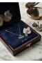 316L Steel Chain Silver Color Swan Model Necklace - 4