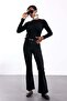 Black Crew Neck Basic Knitwear 190870 - 3