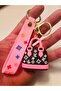 Silicone Keychain with Mini Bag Figure, Stylish Design Bag & Car Ornament, 3D Mini Handbag Model Silicone