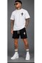 Men's T-Shirt Shorts - T-Shirt with Shorts Set Elemek Focus Printed
