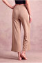 Maternity Viscose Blended Dark Brown Wide Leg Pants with Waist Support Alyssa - 4