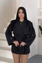 New Season Women's Midi Length Oversized Trench Coat with Belted Waist - 2