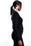 Black Crew Neck Basic Knitwear 190870 - 5