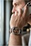 Brown Dial Leather Band Men's Wristwatch |   40 mm and 10 Atm - 3