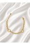Premium Quality Women's Bracelet with Laser Chain Ring Detail - 4