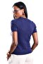 Navy Blue Crew Neck Short Sleeve Knitwear 5620 - 6