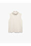 Cotton Blend Sleeveless High Neck Undershirt